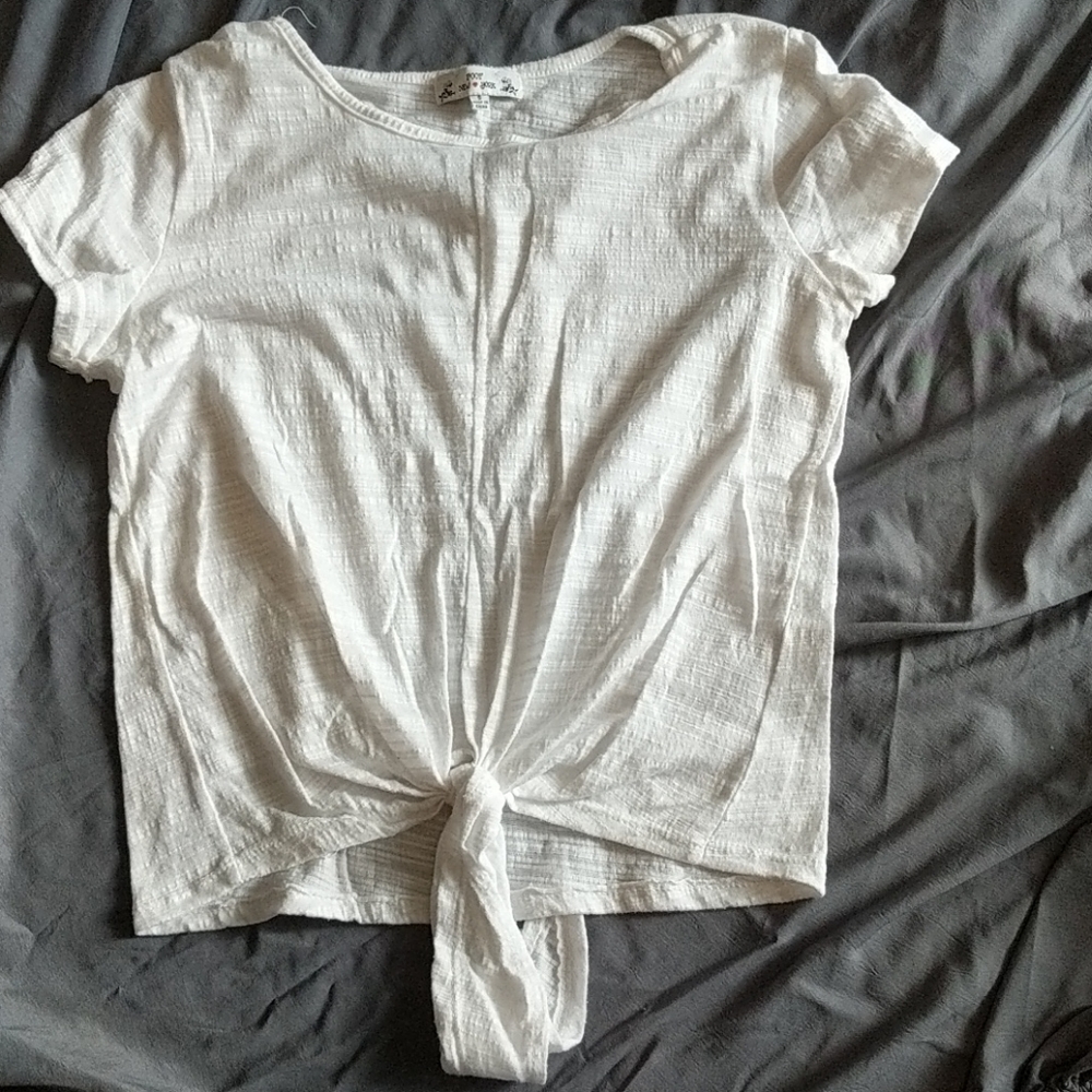 Front tie t-shirt